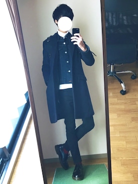 「FREAK'S STORE（フリークスストア）のアイテム（チェスターコート）」を使った、ryo_kandaさん（メンズ・175cm）の冬コーディネート