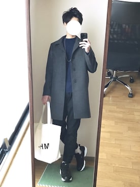 「STUDIOUS（ステュディオス）のアイテム」を使った、ryo_kandaさん（メンズ・175cm）の冬コーディネート