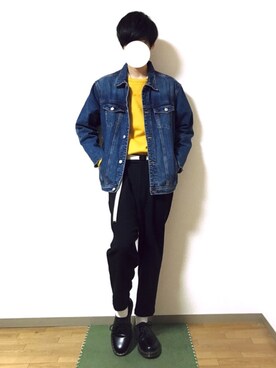 「SHIPS JET BLUE（シップスジェットブルー）のアイテム（デニムジャケット）」を使った、ryo_kandaさん（メンズ・175cm）の春コーディネート