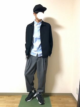「HARE（ハレ）のアイテム（帽子）」を使った、ryo_kandaさん（メンズ・175cm）の春コーディネート