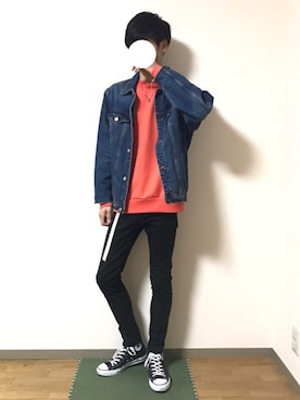 「SHIPS JET BLUE（シップスジェットブルー）のアイテム（ジャケット/アウター）」を使った、ryo_kandaさん（メンズ・175cm）の春コーディネート