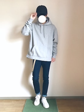 「HARE（ハレ）のアイテム（帽子）」を使った、ryo_kandaさん（メンズ・175cm）の春コーディネート