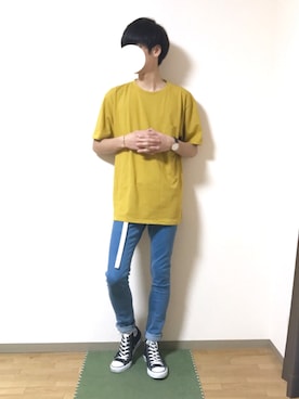 「アイテム（バングル/リストバンド）」を使った、ryo_kandaさん（メンズ・175cm・20代）の春コーディネート