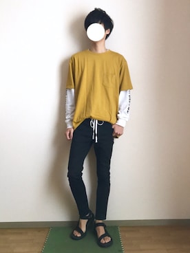 「アイテム（バングル/リストバンド）」を使った、ryo_kandaさん（メンズ・175cm・20代）の春コーディネート
