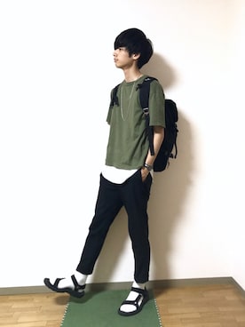 「アイテム（バングル/リストバンド）」を使った、ryo_kandaさん（メンズ・175cm・20代）の春コーディネート