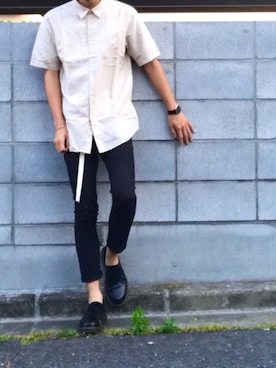 「アイテム（バングル/リストバンド）」を使った、ryo_kandaさん（メンズ・175cm・20代）の夏コーディネート