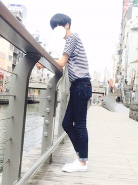 「MR.GENTLEMAN（ミスタージェントルマン）のアイテム」を使った、ryo_kandaさん（メンズ・175cm）の夏コーディネート