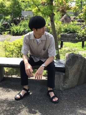 「アイテム（バングル/リストバンド）」を使った、ryo_kandaさん（メンズ・175cm・20代）の夏コーディネート