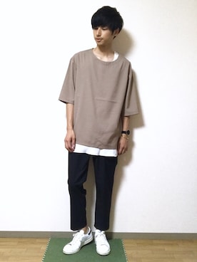 「アイテム（バングル/リストバンド）」を使った、ryo_kandaさん（メンズ・175cm・20代）の夏コーディネート