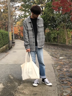 AURALEE(オーラリー)の「クルーネック リブニット MEN(ニット ...