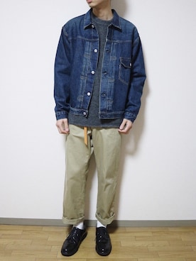 「orSlow（オアスロウ）のアイテム（ジャケット/アウター）」を使った、ryo_kandaさん（メンズ・175cm）の冬コーディネート