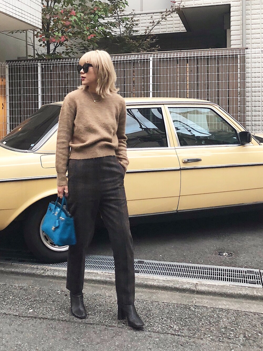 橋本江莉果さん（レディース・165cm）の秋コーディネートの1枚目の写真