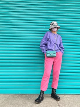 橋本江莉果さん（レディース・166cm）の冬コーディネート