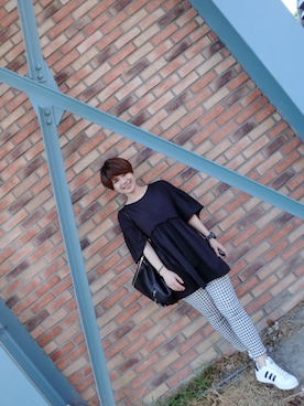 「LOVFEE（ラッフィ）のアイテム（ワンピース/ドレス）」を使った、Fさん（レディース・158cm）の春コーディネート