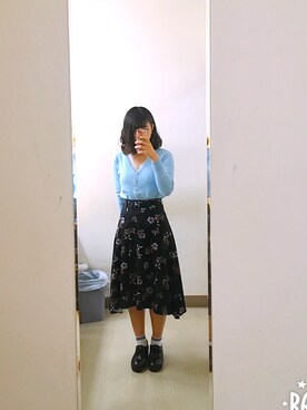 「PATTERN（パターン）のアイテム」を使った、みちゃん。さん（レディース・158cm）の春コーディネート