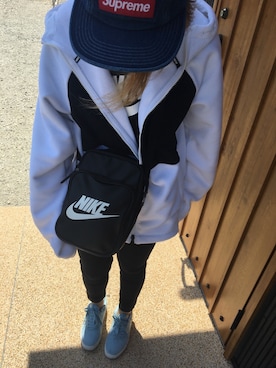 「nike sb 」｜「アイテム（ジャケット/アウター）」を使った、aikoさん（レディース・155cm）の春コーディネート