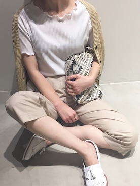 「#203（ニイマルサン）のアイテム」を使った、___kさん（レディース・160cm）の夏コーディネート