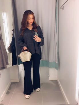 Ukaさん（レディース・160cm）の秋コーディネート