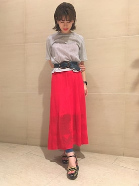 yuka tsuchiyaさん（レディース・153cm）の春コーディネート