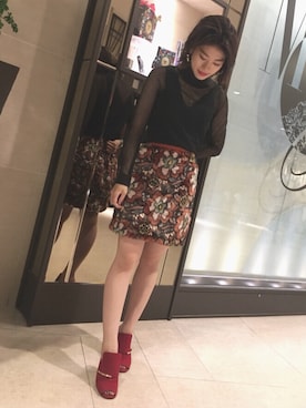 yuka tsuchiyaさん（レディース・153cm）の秋コーディネート