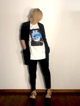 「金髪ショート」｜「アイテム（ジャケット/アウター）」を使った、guratuneさん（レディース・164cm）の秋コーディネート
