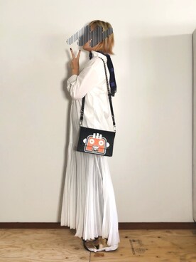 「金髪ショート」｜「アイテム（ワンピース/ドレス）」を使った、guratuneさん（レディース・164cm）の秋コーディネート