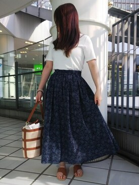 「TAKA-Q（タカキュー）のアイテム（トップス）」を使った、TAKA-Q本社さん（レディース・158cm）の春コーディネート