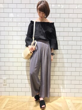 YUU   LOWRYS FARMルクアさん（レディース・164cm）の夏コーディネート