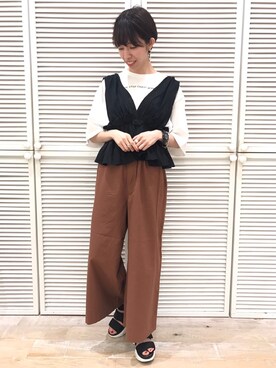 YUU   LOWRYS FARMルクアさん（レディース・164cm）の夏コーディネート