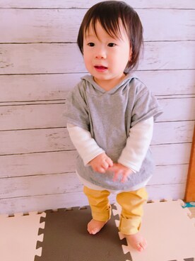 Kantaさん(キッズ・70cm)の春コーディネート