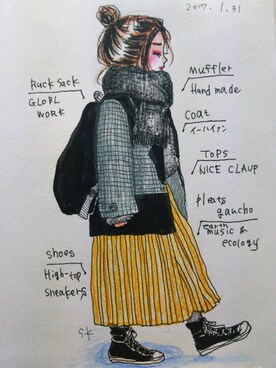 しぃ。さんのコーディネート