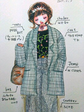 しぃ。さんのコーディネート