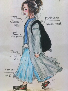 しぃ。さんのコーディネート