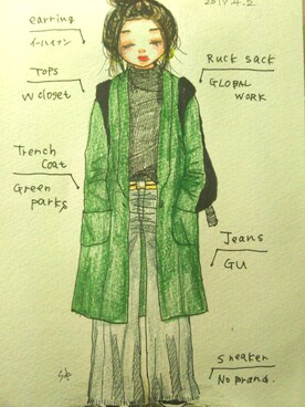 しぃ。さんのコーディネート