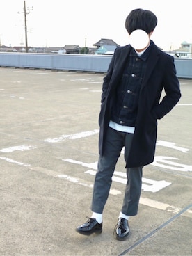 reeeeoさん（メンズ・168cm）の冬コーディネート
