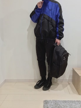 「90s」｜「アイテム（ブルゾン）」を使った、reeeeoさん（メンズ・168cm）の秋コーディネート