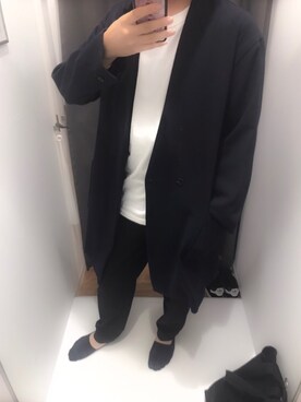 「おでかけ」｜「アイテム（その他アウター）」を使った、kensukeさん（メンズ・170cm）の秋コーディネート