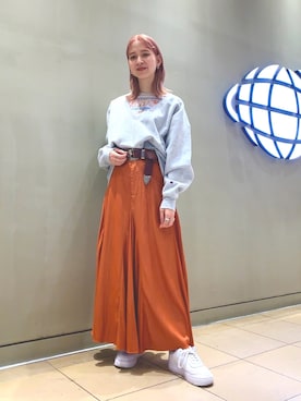 コウノナホさん（レディース・164cm）の冬コーディネート