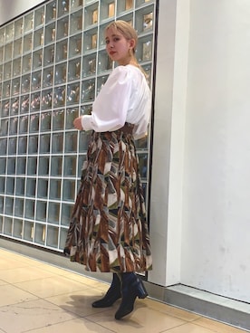 コウノナホさん（レディース・164cm）の冬コーディネート