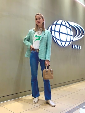 コウノナホさん（レディース・164cm）の冬コーディネート