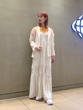 「アイテム（その他アウター）」を使った、コウノナホさん（レディース・164cm・20代）の春コーディネート