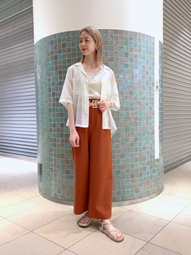 コウノナホさん(レディース・164cm)の春コーディネート