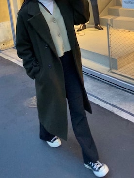 「オルチャンファッション」｜「アイテム（その他アウター）」を使った、nagisatsukiさん（レディース・162cm）の春コーディネート