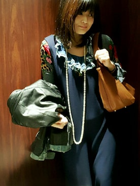 「YANUK（ヤヌーク）のアイテム（ジャケット/アウター）」を使った、city-roseさん（レディース・160cm）の冬コーディネート