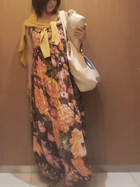 「SELECT.（セレクト）のアイテム（ワンピース/ドレス）」を使った、city-roseさん（レディース・160cm）の夏コーディネート