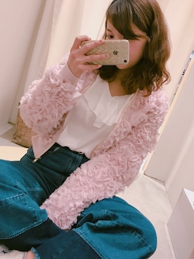 「ローズシフォン」｜ひまりんさん（レディース・161cm）の冬コーディネート