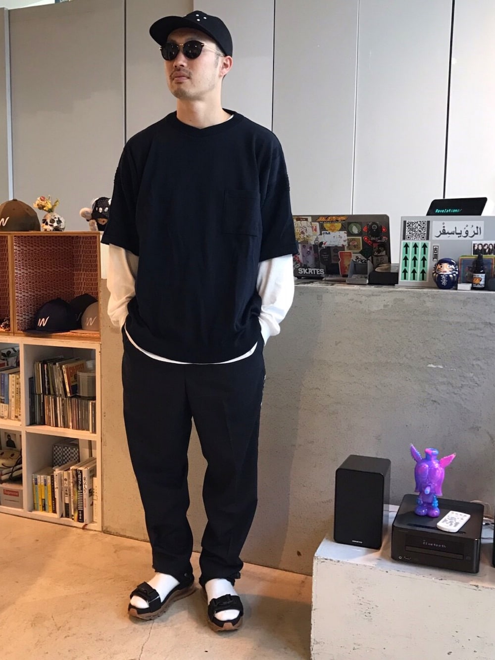 WINONA ネイビー ベースボールキャップ WINONA ネイビー ベースボールキャップ