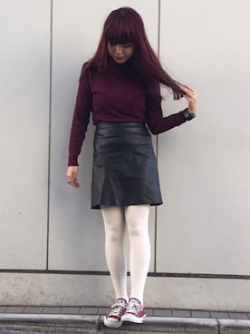 タイツ ストッキングを使った 赤髪 の人気ファッションコーディネート Wear