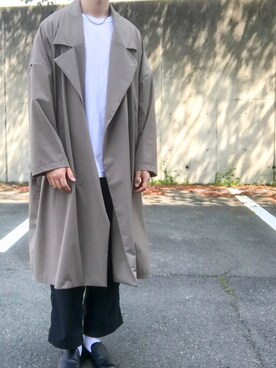 「my beautiful landlet（マイビューティフルランドレット）のアイテム（その他アウター）」を使った、KAZ"さん（メンズ・184cm）の春コーディネート
