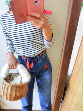 「カコバッグ」｜Ayaさん（レディース・156cm）の春コーディネート